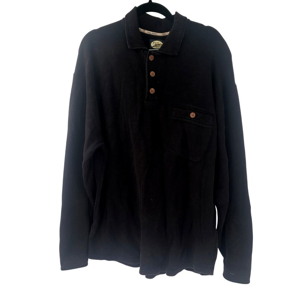 TOMMY BAHAMA Black Sweatshirt Mens Size Medium M